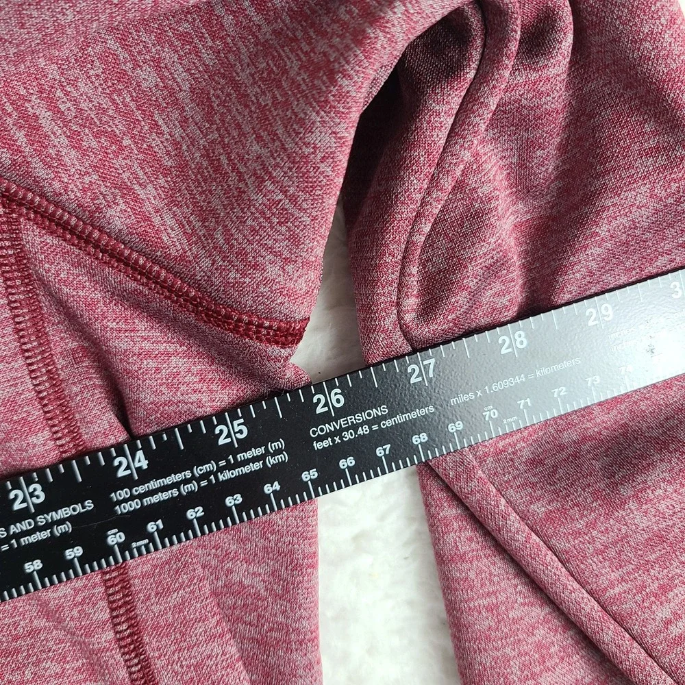Adidas Sweater Mens XL Red Climawarm‎ Team Issue Quarter Zip Sweatshirt